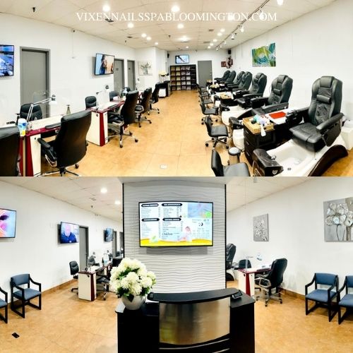 Glossy gel manicure at Vixen Nails & Spa