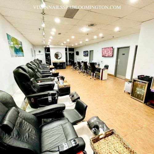 Soft natural nails at Vixen Nails & Spa